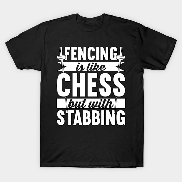 Fencing T-Shirt by medd.art